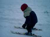 Frankie learning to ski (Video, Winter 2003/2004)